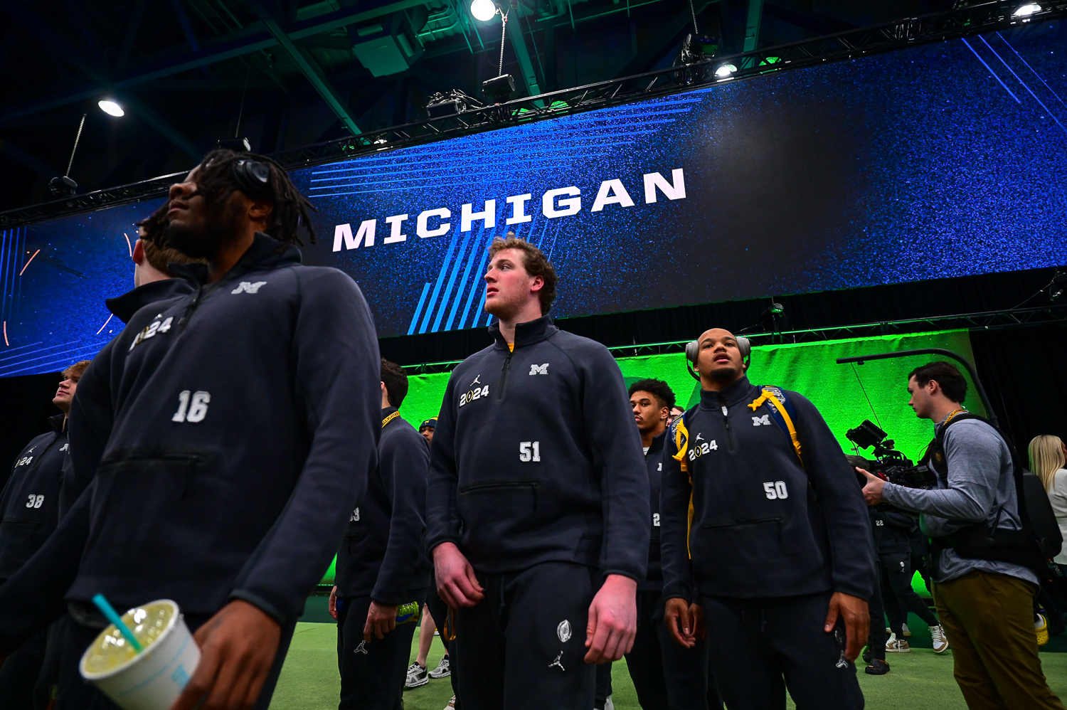 Michigan Wolverines 2024 CFP National Championship Media Day Gallery