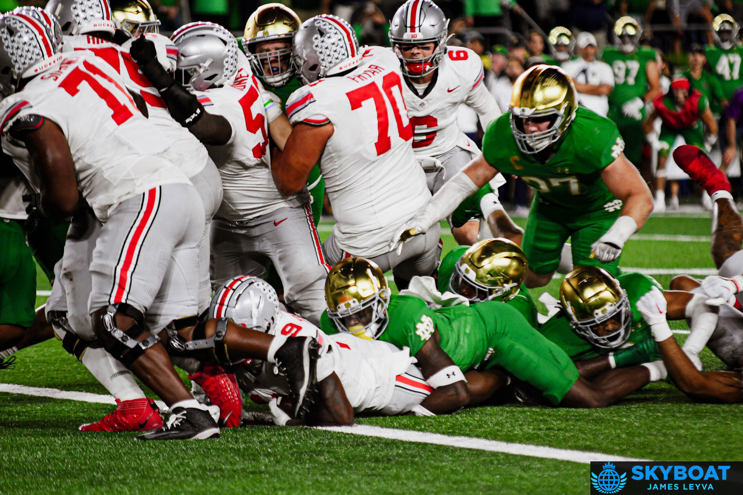 Ohio State Buckeyes vs Notre Dame Fighting Irish - Game Day Gallery ...